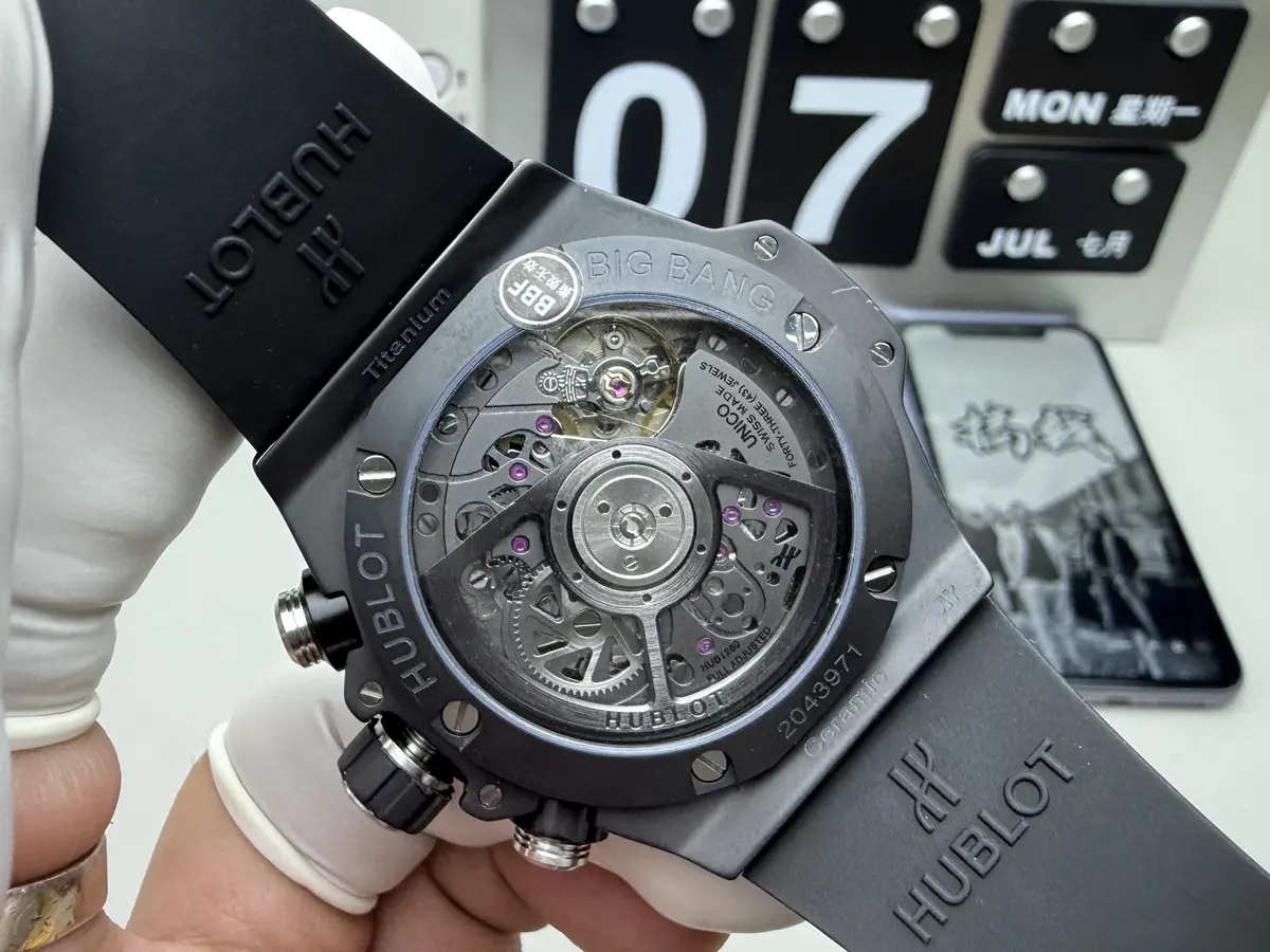Hublot Big Bang Unico Black Magic Replica 44mm (BBF Factory) – Real Ceramic V4 Edition