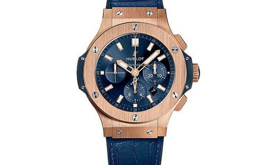 Hublot Replica Watch Big Bang Gold Blue 44mm, 18kt Rose Gold, 301.PX.7180.LR