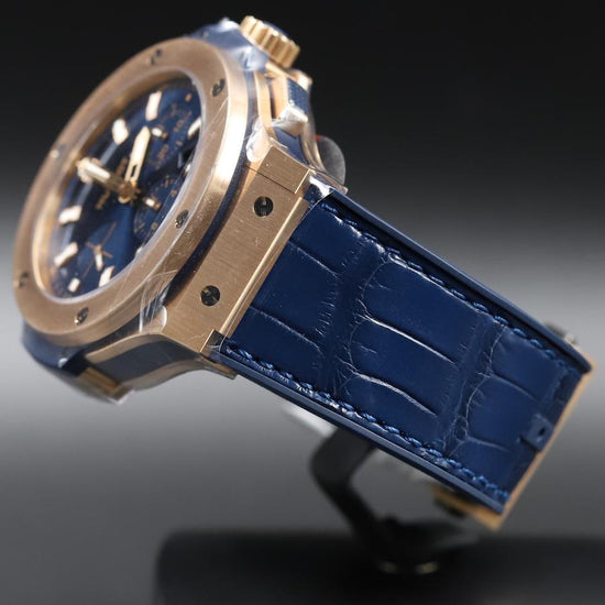 Hublot Replica Watch Big Bang Gold Blue 44mm, 18kt Rose Gold, 301.PX.7180.LR