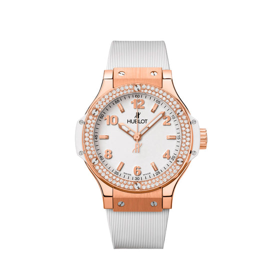 Hublot Replica Watch Big Bang, Gold White Diamonds, 38 mm, 361.PE.2010.RW.1104