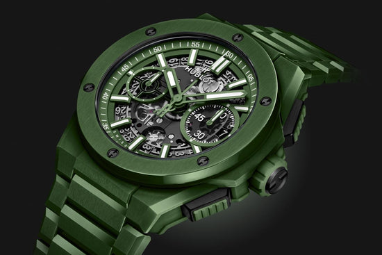 Hublot Replica Watch Big Bang INTEGRATED GREEN CERAMIC, 42mm, 451.GX.5220.GX