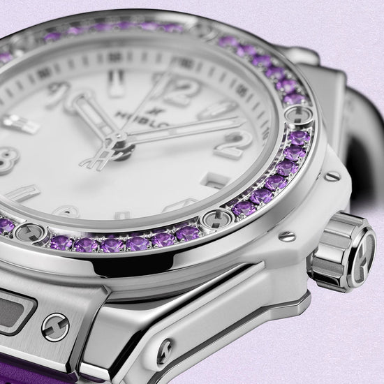 Hublot Replica Watch Big Bang Joyful Steel Purple, 485.SV.2210.RX.1205.
