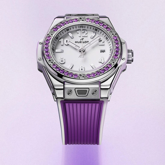 Hublot Replica Watch Big Bang Joyful Steel Purple, 485.SV.2210.RX.1205.