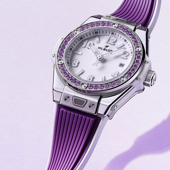 Hublot Replica Watch Big Bang Joyful Steel Purple, 485.SV.2210.RX.1205.
