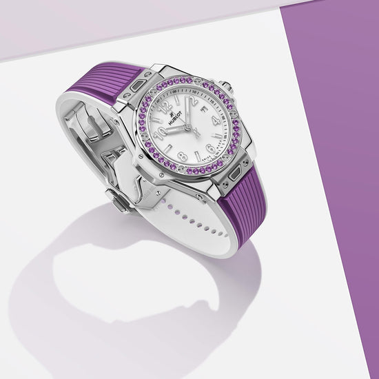 Hublot Replica Watch Big Bang Joyful Steel Purple, 485.SV.2210.RX.1205.