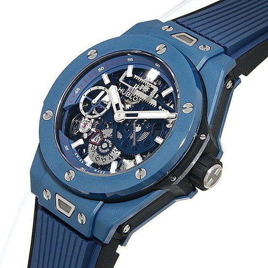Hublot Replica Watch Big Bang Meca-10 Ceramic Blue 45mm, 414.EX.5123.RX