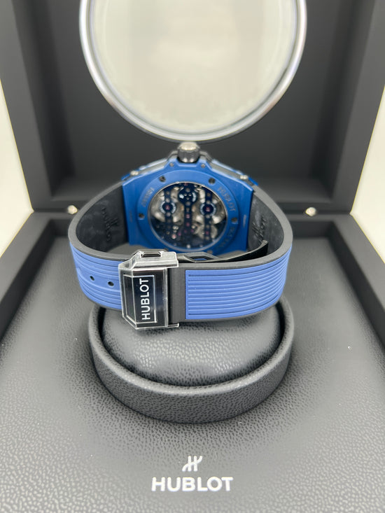 Hublot Replica Watch Big Bang Meca-10 Ceramic Blue 45mm, 414.EX.5123.RX