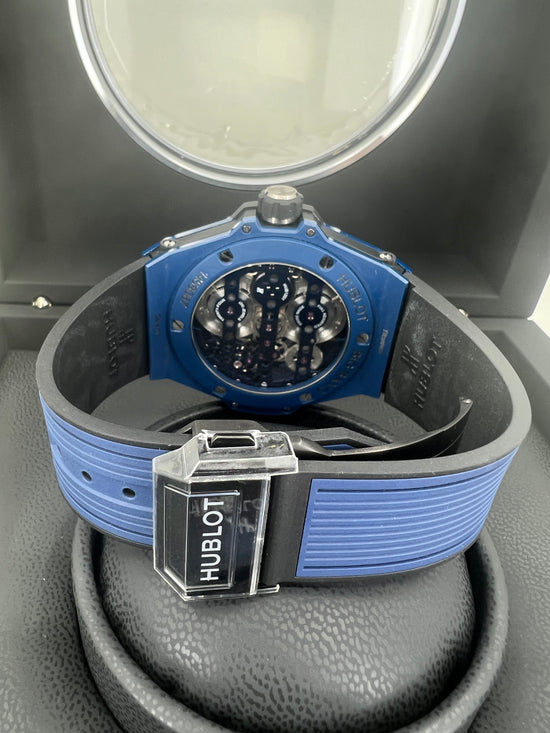 Hublot Replica Watch Big Bang Meca-10 Ceramic Blue 45mm, 414.EX.5123.RX