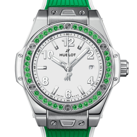 Hublot Replica Watch Big Bang One Click Joyful Steel Apple Green 33, 485.SG.2210.RX.1222