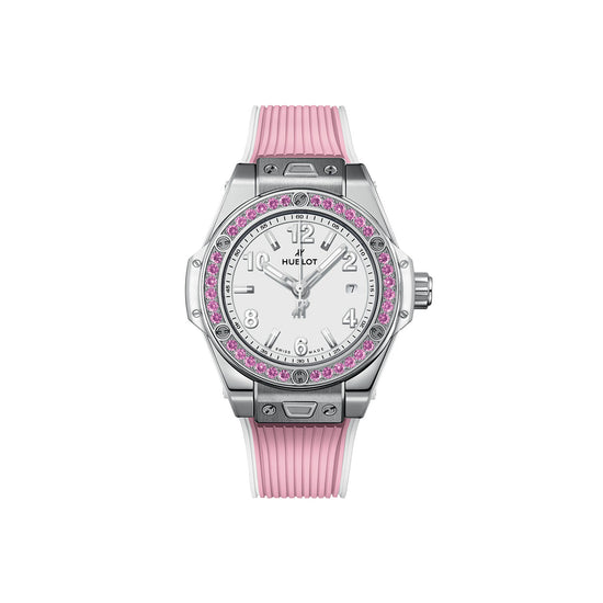 Hublot Replica Watch Big Bang One Click Joyful Steel Pink 33, 485.SP.2210.RX.1233