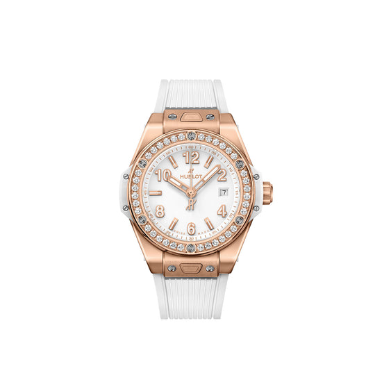 Hublot Replica Watch Big Bang ONE CLICK KING GOLD WHITE DIAMONDS 485.OE.2080.RW.1204