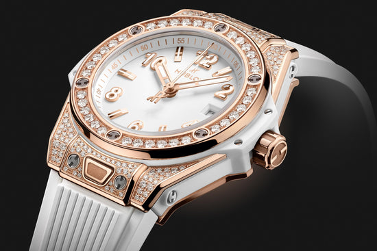 Hublot Replica Watch Big Bang ONE CLICK KING GOLD WHITE PAVÉ 485.OE.2080.RW.1604