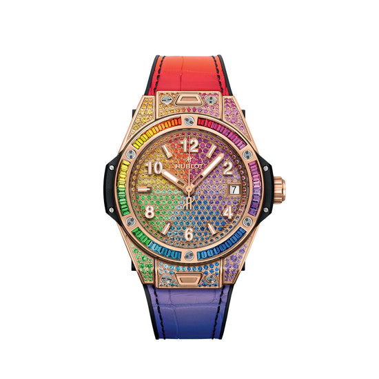 Hublot Replica Watch Big Bang ONE CLICK RAINBOW KING GOLD 465.OX.9900.LR.0999