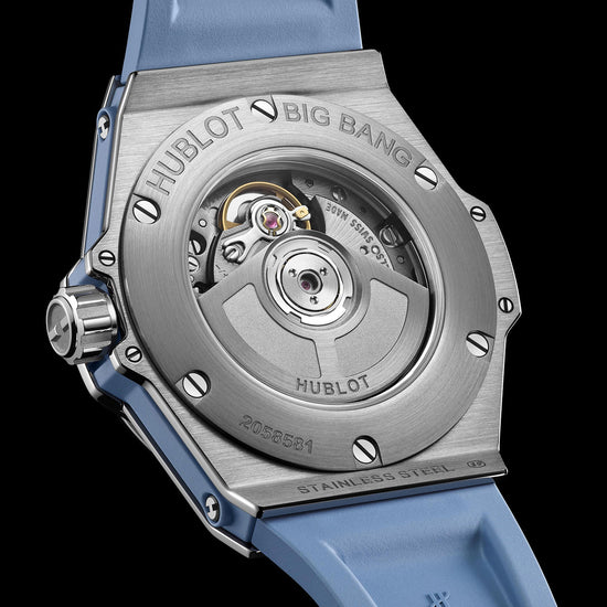 Hublot Replica Watch Big Bang One Click Steel Coal Blue Diamonds, 485.SX.717B.RX.1204.