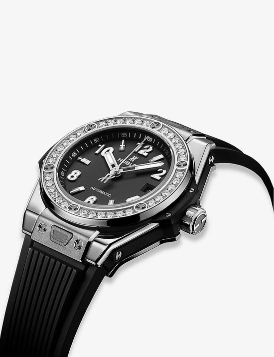 Hublot Replica Watch Big Bang One Click Steel Diamonds 33mm, 485.SX.1170.RX.1204
