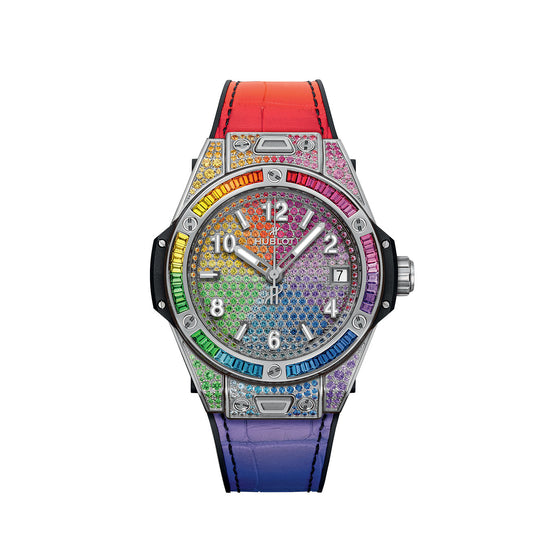 Hublot Replica Watch Big Bang ONE CLICK STEEL RAINBOW 465.SX.9900.LR.0999