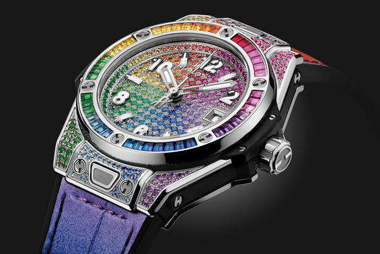 Hublot Replica Watch Big Bang ONE CLICK STEEL RAINBOW 485.SX.9900.LR.0999