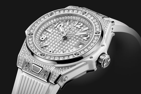 Hublot Replica Watch Big Bang ONE CLICK STEEL WHITE FULL PAVÉ 485.SE.9000.RW.1604