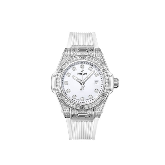Hublot Replica Watch Big Bang ONE CLICK STEEL WHITE PAVÉ 485.SE.2210.RW.1604