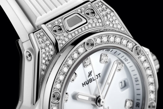 Hublot Replica Watch Big Bang ONE CLICK STEEL WHITE PAVÉ 485.SE.2210.RW.1604