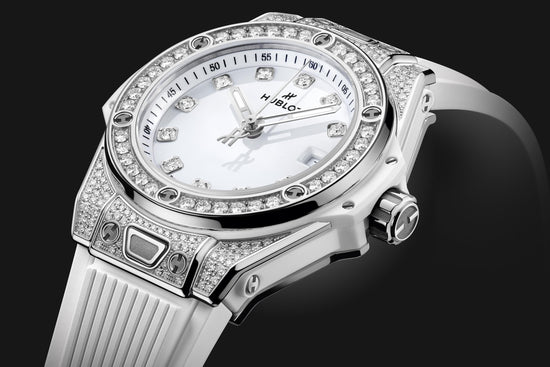Hublot Replica Watch Big Bang ONE CLICK STEEL WHITE PAVÉ 485.SE.2210.RW.1604