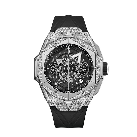 Hublot Replica Watch Big Bang SANG BLEU II TITANIUM PAVÉ 418.NX.1107.RX.1604.MXM20