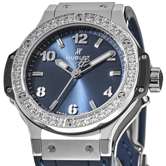 Hublot Replica Watch Big Bang, Steel Blue Diamonds, 38 mm, 361.SX.7170.LR.1204