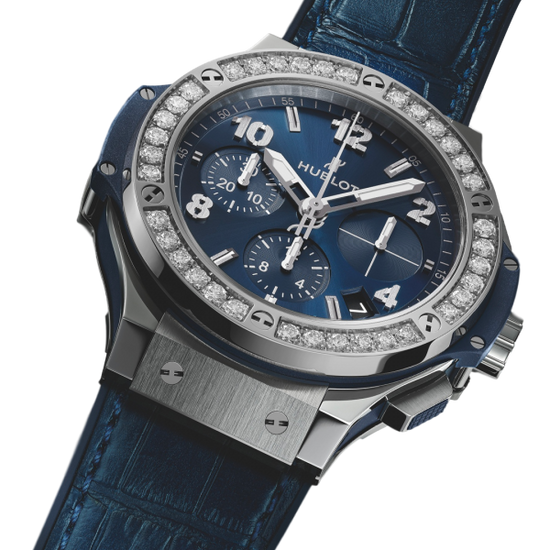 Hublot Replica Watch Big Bang, Steel Blue Diamonds, 41mm, 341.SX.7170.LR.1204