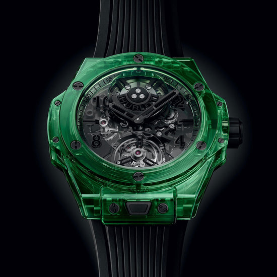 Hublot Replica Watch Big Bang Tourbillon Automatic Green SAXEM 44, 429.JG.0110.RT