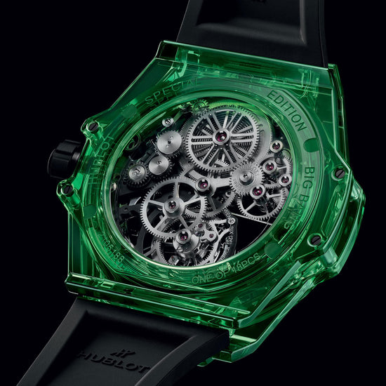 Hublot Replica Watch Big Bang Tourbillon Automatic Green SAXEM 44, 429.JG.0110.RT