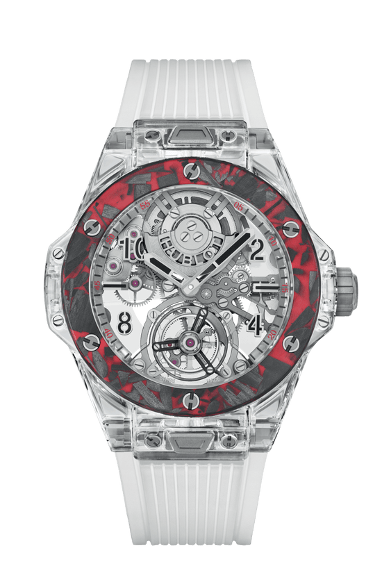 Hublot Replica Watch Big Bang Tourbillon Automatic Sapphire Las Vegas Boutique, 45mm, 419.JQV.0113.RT.LVB23