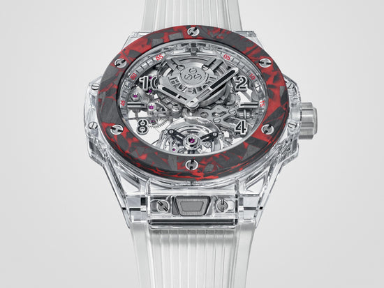 Hublot Replica Watch Big Bang Tourbillon Automatic Sapphire Las Vegas Boutique, 45mm, 419.JQV.0113.RT.LVB23