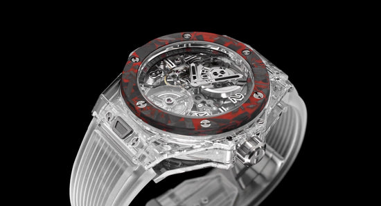 Hublot Replica Watch Big Bang Tourbillon Automatic Sapphire Las Vegas Boutique, 45mm, 419.JQV.0113.RT.LVB23