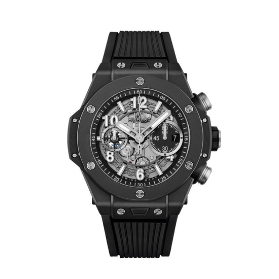 Hublot Replica Watch Big Bang Unico Black Magic, 44mm, Black Ceramic, 421.CI.1170.RX
