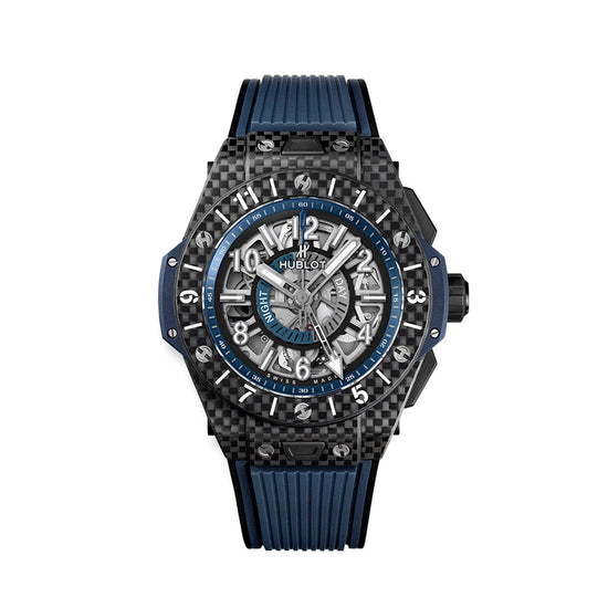 Hublot Replica Watch Big Bang, Unico GMT Carbon, 45mm, 471.QX.7127.RX