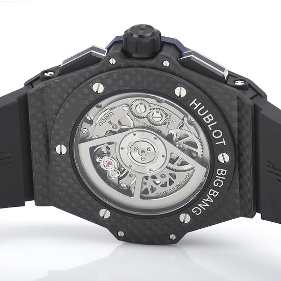 Hublot Replica Watch Big Bang, Unico GMT Carbon, 45mm, 471.QX.7127.RX