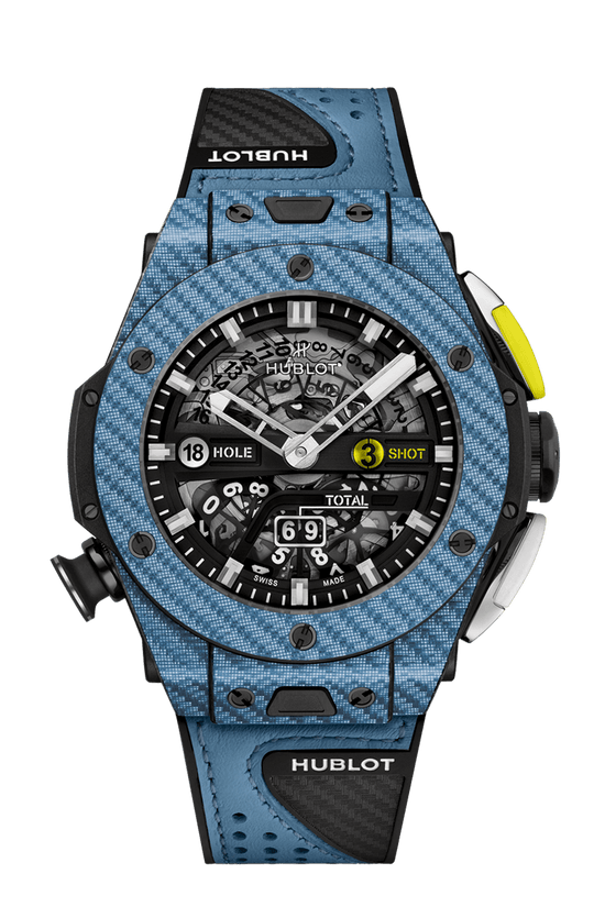 Hublot Replica Watch Big Bang Unico Golf Sky Blue Carbon, 45mm, 416.YE.1120.VR