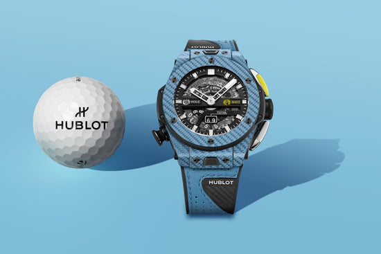 Hublot Replica Watch Big Bang Unico Golf Sky Blue Carbon, 45mm, 416.YE.1120.VR