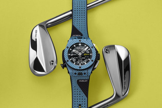Hublot Replica Watch Big Bang Unico Golf Sky Blue Carbon, 45mm, 416.YE.1120.VR