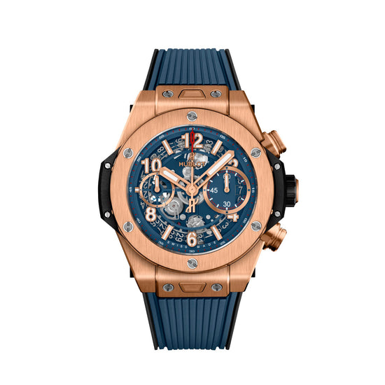 Hublot Replica Watch Big Bang, Unico King Gold Blue, 42mm, 441.OX.5189.RX