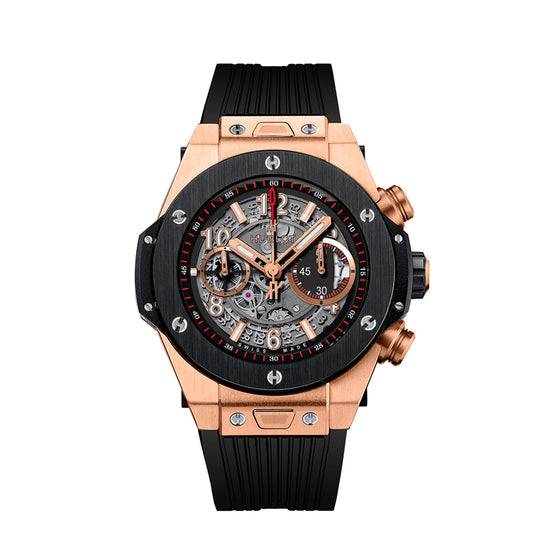Hublot Replica Watch Big Bang Unico King Gold Ceramic 45mm, 411.OM.1180.RX