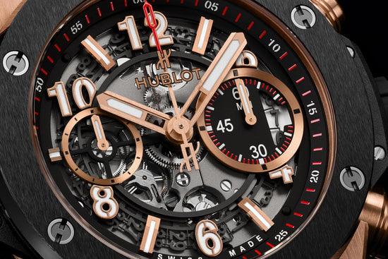 Hublot Replica Watch Big Bang Unico King Gold Ceramic 45mm, 411.OM.1180.RX