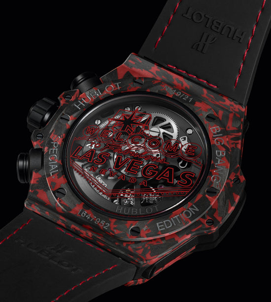 Hublot Replica Watch Big Bang Unico Red Carbon Las Vegas Boutique, Matt Red Frosted carbon, 44mm, Limited Edition, 421.QV.1113.LR.LVB23