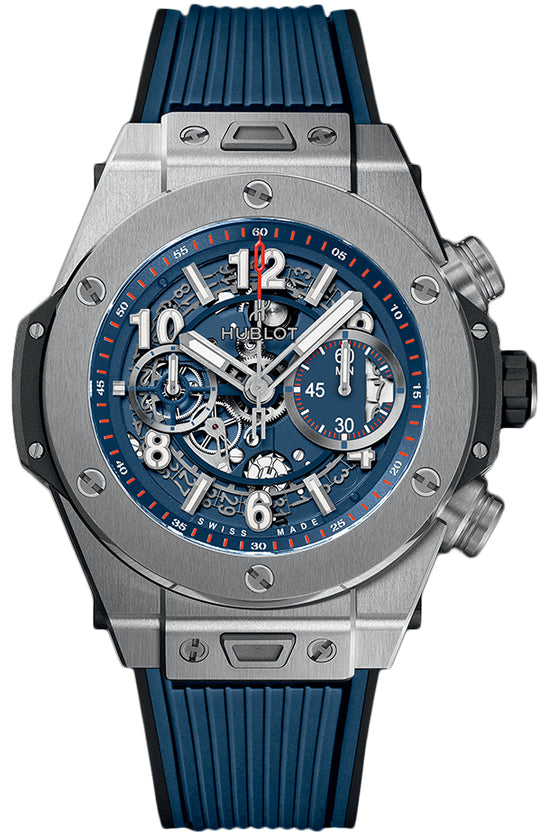 Hublot Replica Watch Big Bang, Unico Titanium Blue, 42mm, 441.NX.5179.RX