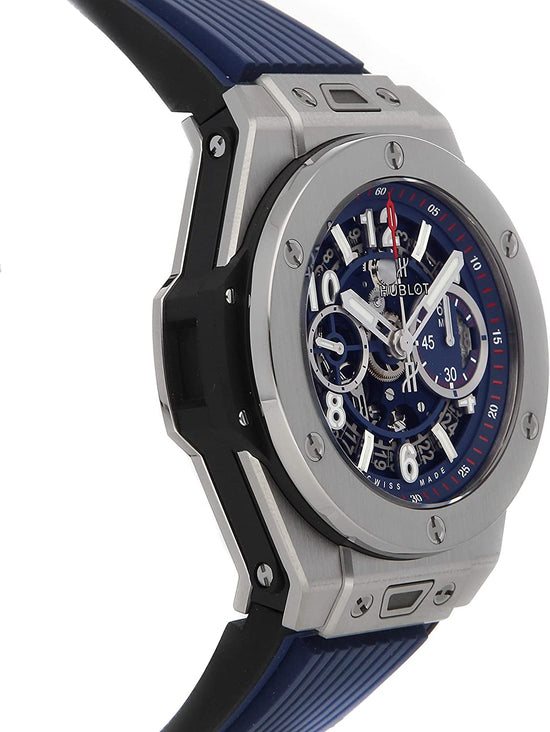 Hublot Replica Watch Big Bang, Unico Titanium Blue 45mm, 411.NX.5179.RX