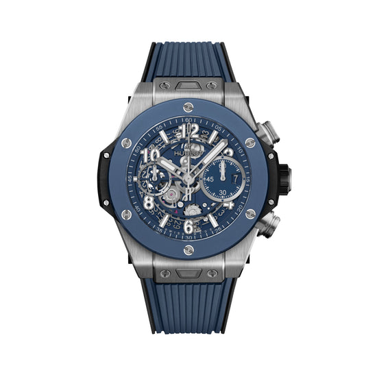 Hublot Replica Watch Big Bang Unico Titanium Blue Ceramic, 42mm, 441.NL.5171.RX