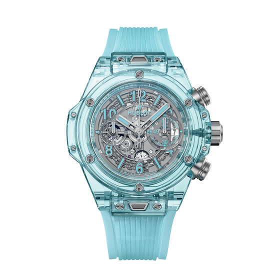 Hublot Replica Watch Big Bang Unico Water Blue Sapphire 44, 421.JL.4890.RT