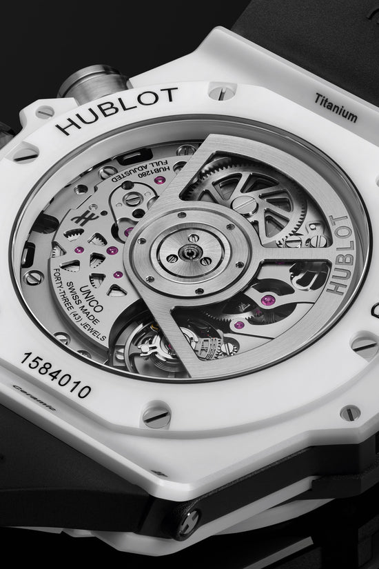 Hublot Replica Watch Big Bang Unico White Ceramic, 44mm, 421.HX.1170.RX