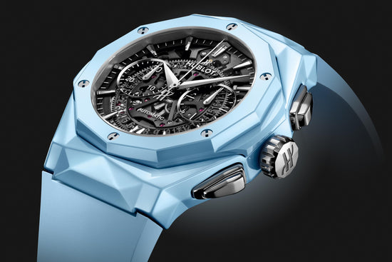Hublot Replica Watch Classic Fusion AEROFUSION CHRONOGRAPH ORLINSKI SKY BLUE CERAMIC 525.ES.0170.RX.ORL22