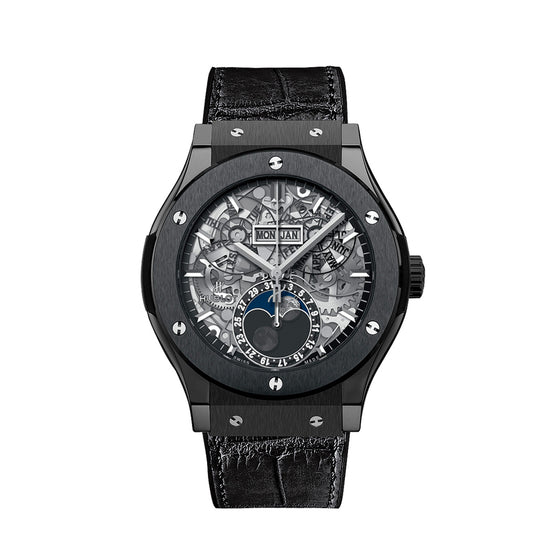 Hublot Replica Watch Classic Fusion Aerofusion Moonphase 45mm Black Magic, 517.CX.0170.LR